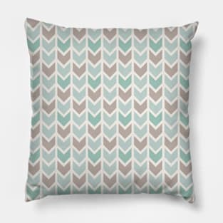 Purple Mint Tribal Arrows Pattern Indian Indigenous Pillow