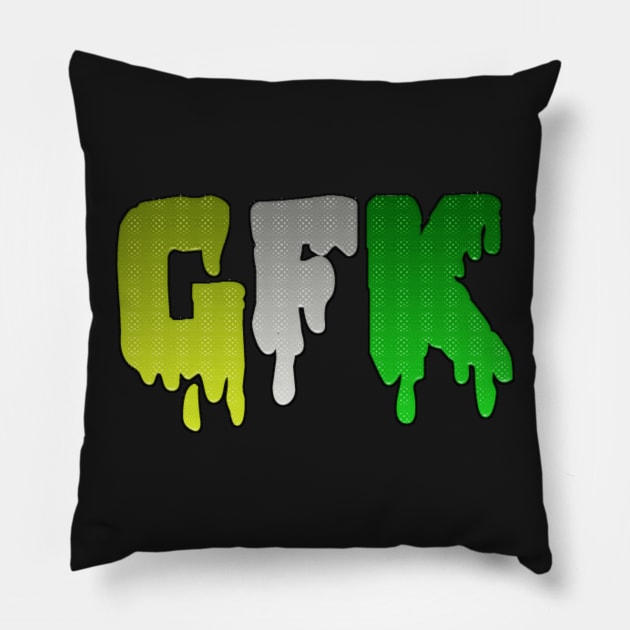 GFK Logo Pillow by GarbageFailKid