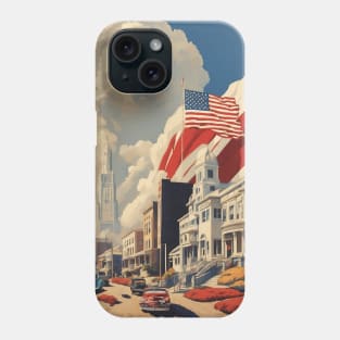 Nebraska United States of America Tourism Vintage Poster Phone Case