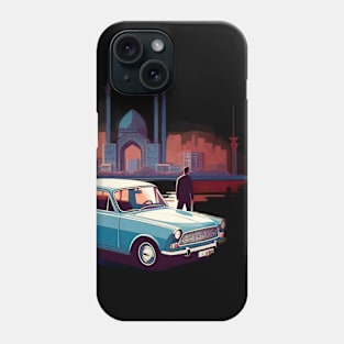 Classic car in Iran Phone Case