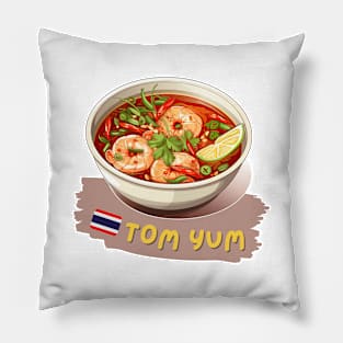 Tom yum | Thai food Pillow