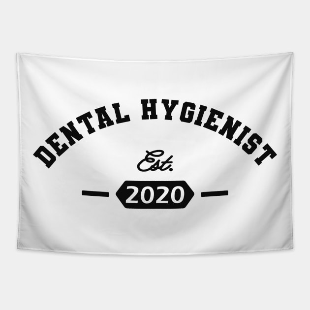 Dental Hygienist Est. 2020 Tapestry by KC Happy Shop