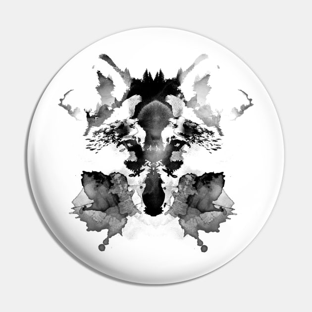 Rorschach Pin by astronaut