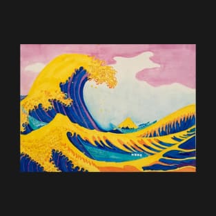 Golden Waves of Japan T-Shirt