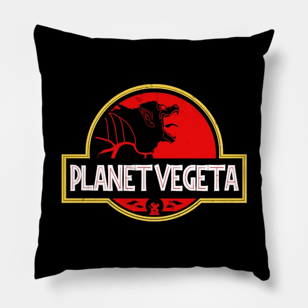 Planet Vegeta Pillow by VaultOfPersonalityComics