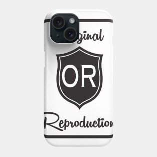 Original Reproductions - Square Logo Phone Case