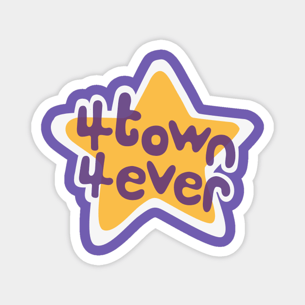 4*TOWN sticker from music video Magnet by HoneyLiss