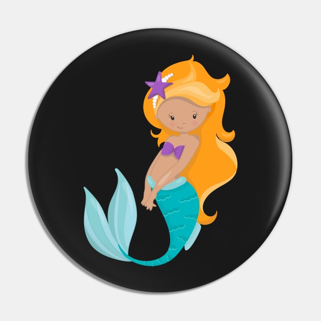 Mermaid Princess Pin by kdpdesigns