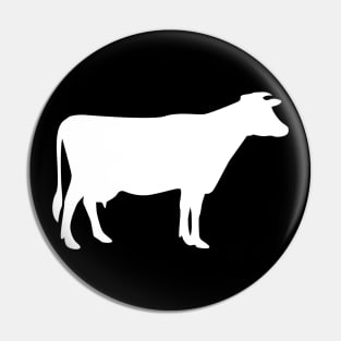 Cow Silhouette Pin