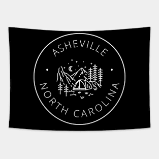 Asheville, North Carolina Camping Tapestry