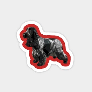 Cocker Spaniel Blue Roan Magnet