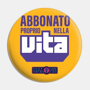 Abbonato viola Pin