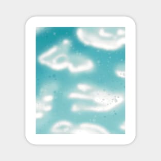 Cloudy Skies Aesthetic | Nature | Silver-Lining Magnet