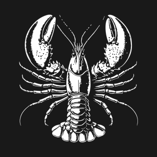 Lobster b&w graphics T-Shirt