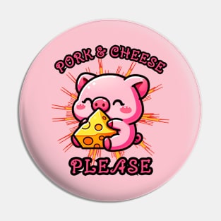 Pork and Cheese pig Pin