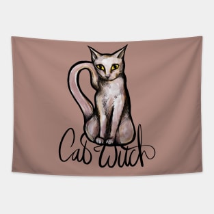 Cat Witch Tapestry