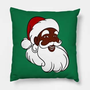 Afro Santa Pillow