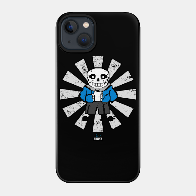 Sans Retro Japanese Undertale - Undertale - Phone Case