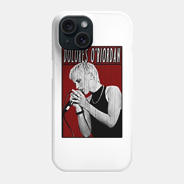 Retro Vintage Dolores O'Riordan Phone Case by Projectup