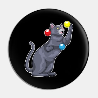 Cat Juggler Juggle Pin