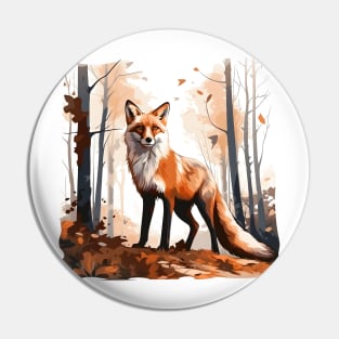 Forest Foxes Pin