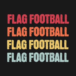 Flag Football Retro Vintage Style T-Shirt