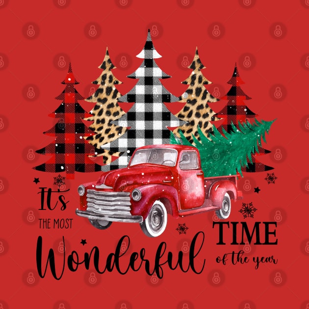 It's the most wonderful time of the year; old truck; pick up truck; pine trees; Xmas; Christmas; tree; trees; snow; snowflakes; chevy; beautiful; by Be my good time