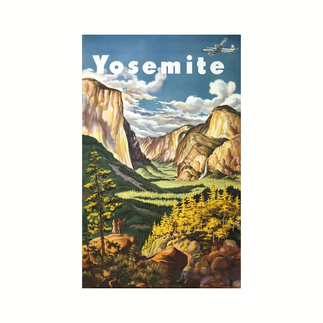 Yosemite poster (1945) by WAITE-SMITH VINTAGE ART