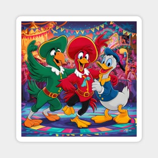 The Three Caballeros Magnet