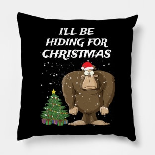 Bigfoot Christmas Pillow