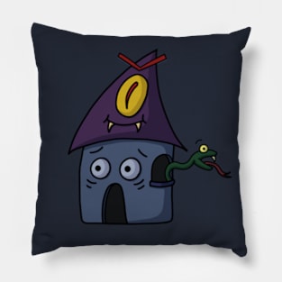 Adorable Cartoon hunted house Pillow