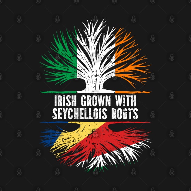 Irish Grown With Seychellois Roots Ireland Flag by silvercoin