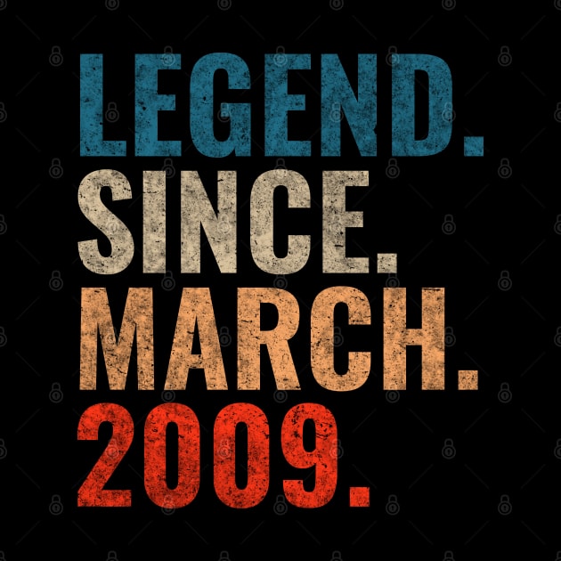 Legend since March 2009 Retro 2009 by TeeLogic