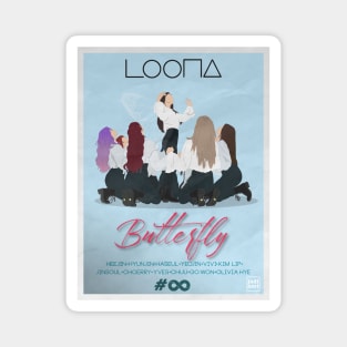 LOONA BUTTERFLY POSTER STYLE Magnet