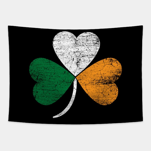 Ireland Shamrock Retro Irish Tapestry by ShirtsShirtsndmoreShirts