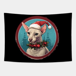 Oriental Shorthair Cat Xmas, Love Cat Tapestry