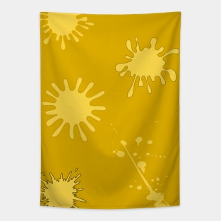 Color Splash Yellow Tapestry