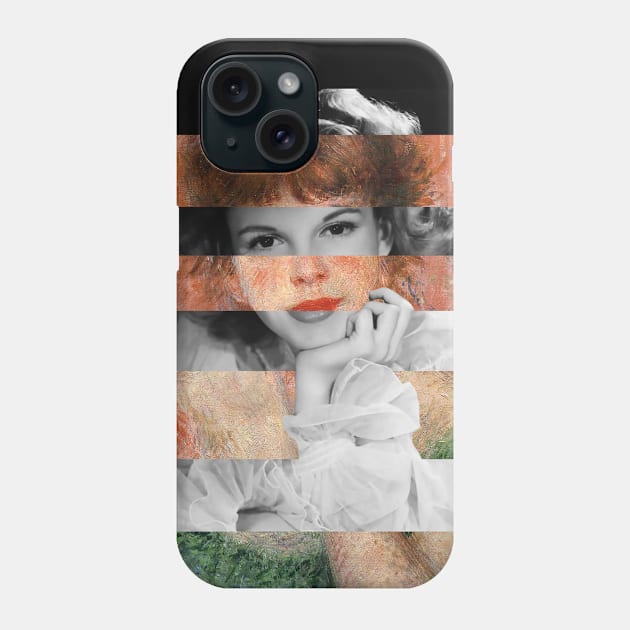 Renoir Jeanne Samary in a low necked dress and Judy Garland Phone Case by luigi-tarini