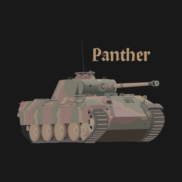 Panther German WW2 Battle Tank by NorseTech