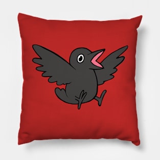 Fat Raven Pillow