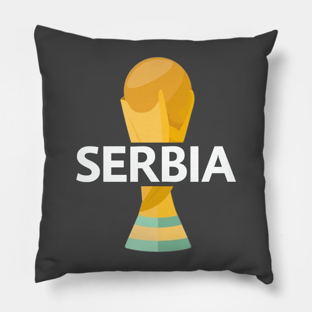 Serbia world cup shirt Pillow by Styleinshirts