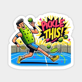 Pickleball Pickle This Pickleman Pickle Design Magnet