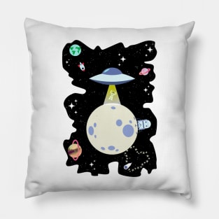 Alien Abduction! Pillow