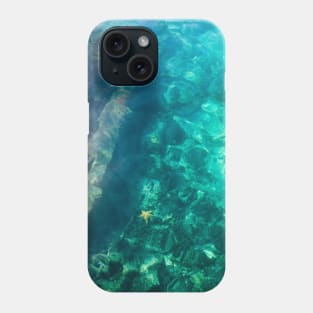 Starfish Under the Ocean Phone Case