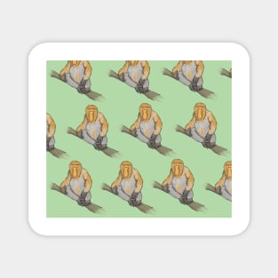 Amazing Proboscis Monkey Magnet