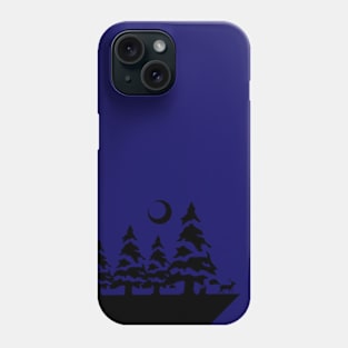 Geometric landscape Phone Case