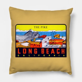 1960s Long Beach California Pillow