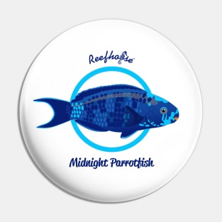 Midnight Parrotfish Pin