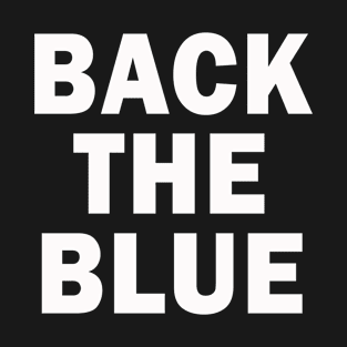 Back the Blue | rally for Law Enforcement | Blue Stripe T-Shirt