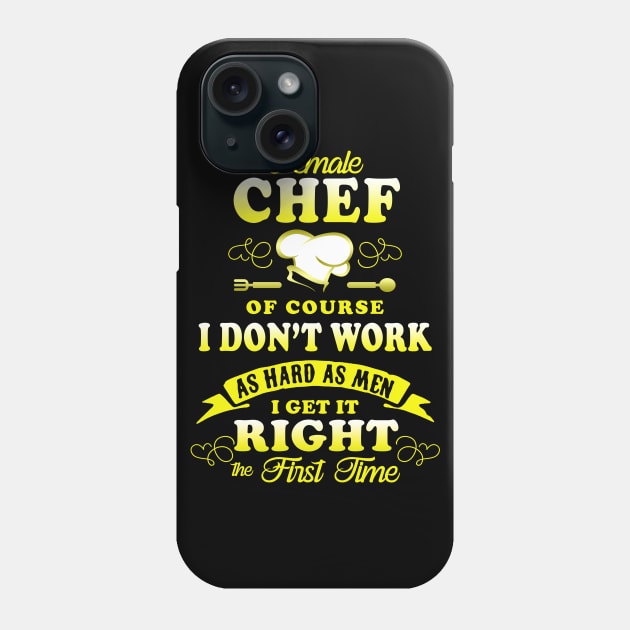 Female Chef 01 Phone Case by kaitokid